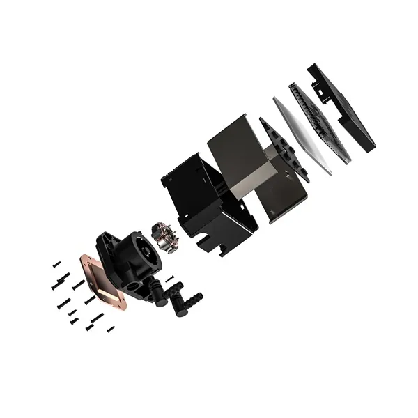 ID-Cooling CPU Water Cooler - DX240 MAX (35.2dB; max. 144,41 m3/h; 2x12cm, fekete) – 3. kép