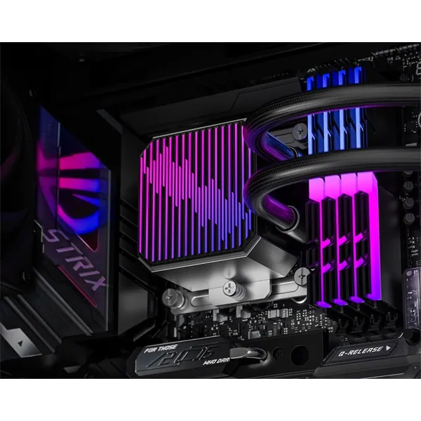 ID-Cooling CPU Water Cooler - DX240 MAX (35.2dB; max. 144,41 m3/h; 2x12cm, fekete) – 7. kép