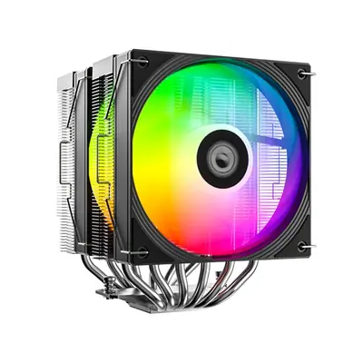ID-Cooling CPU Cooler - FROZN A620 PRO SE ARGB (27,2dB; max 98,54 m3/h; 4Pin csatlakozó, 6 db heatpipe, 2x12cm, PWM) – 2. kép