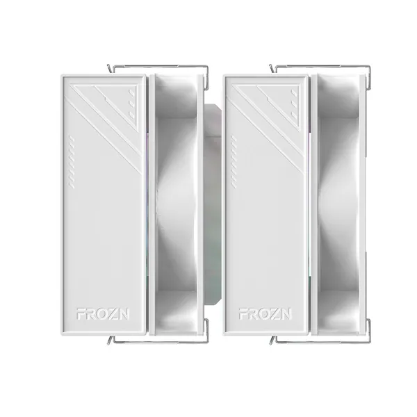 ID-Cooling CPU Cooler - FROZN A620 PRO XE ARGB SNOW (27,2dB; max 98,54 m3/h; 4Pin csatlakozó, 6 db heatpipe, 2x12cm) – 2. kép