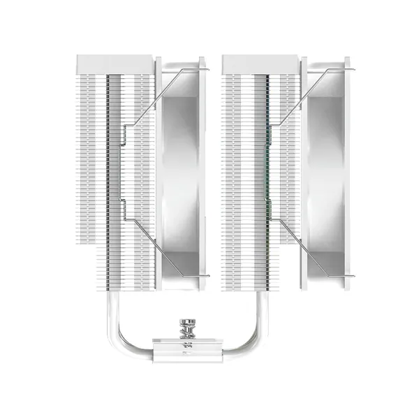 ID-Cooling CPU Cooler - FROZN A620 PRO XE ARGB SNOW (27,2dB; max 98,54 m3/h; 4Pin csatlakozó, 6 db heatpipe, 2x12cm) – 4. kép