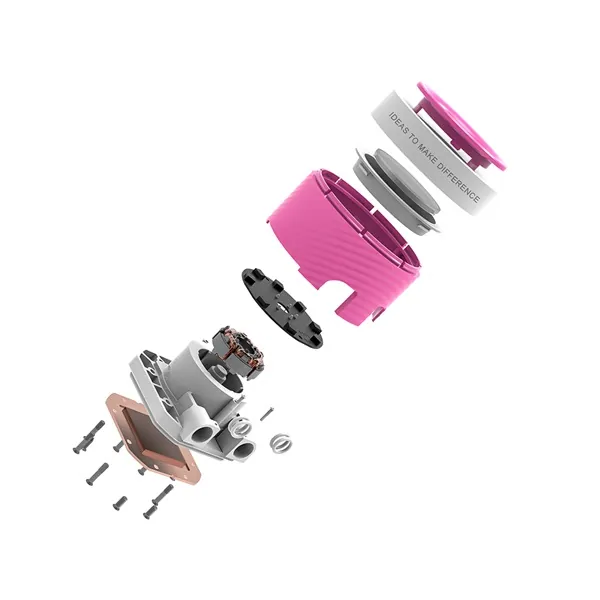 ID-Cooling CPU Water Cooler - FX240 INF PINK (29.9dB; max. 132,52 m3/h; 2x12cm, A-RGB, rózsaszín) – 6. kép
