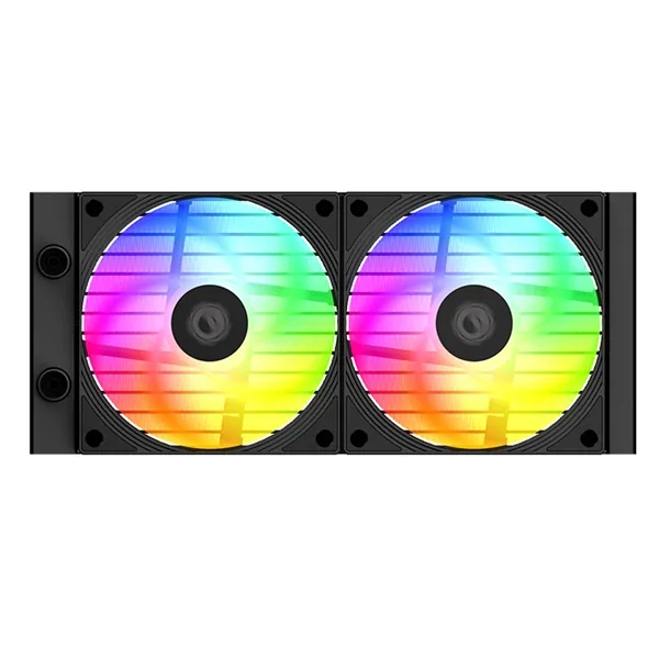 ID-Cooling CPU Water Cooler - FX240 INF (27.2dB; max. 98,54 m3/h; 2x12cm, A-RGB, fekete) – 3. kép