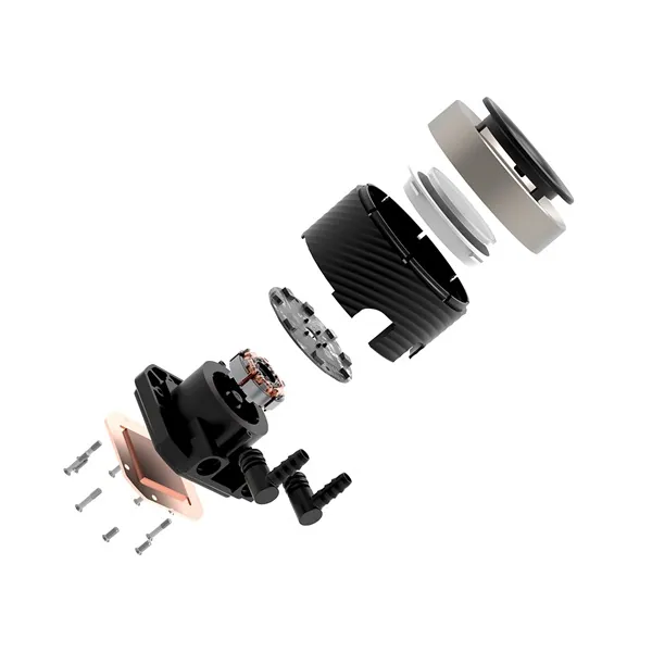 ID-Cooling CPU Water Cooler - FX240 INF (27.2dB; max. 98,54 m3/h; 2x12cm, A-RGB, fekete) – 5. kép
