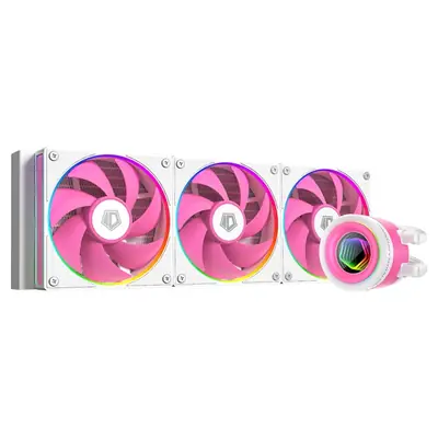 ID-Cooling CPU Water Cooler - FX360 INF PINK (29.9dB; max.132,52 m3/h; 3x12cm, A-RGB, rózsaszín) – 2. kép