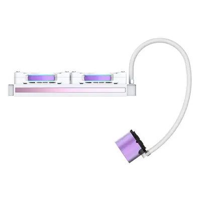 ID-Cooling CPU Water Cooler - PINKFLOW 240 DIAMOND PURPLE (16,3-33,5dB; max. 93,78 m3/h; 2x12cm) – 2. kép