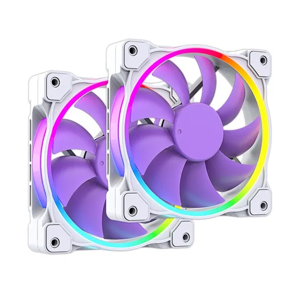 ID-Cooling CPU Water Cooler - PINKFLOW 240 DIAMOND PURPLE (16,3-33,5dB; max. 93,78 m3/h; 2x12cm) – 4. kép