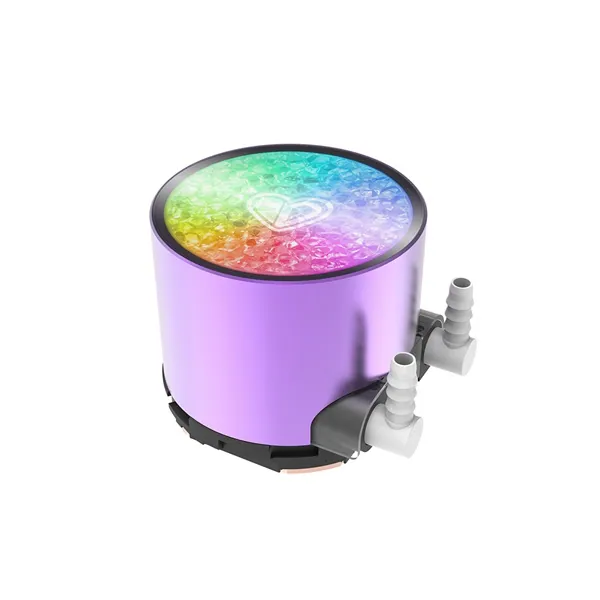 ID-Cooling CPU Water Cooler - PINKFLOW 240 DIAMOND PURPLE (16,3-33,5dB; max. 93,78 m3/h; 2x12cm) – 5. kép