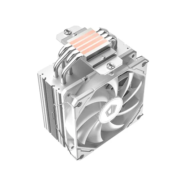 ID-Cooling CPU Cooler - SE-224-XTS ARGB WHITE (28.9dB; max. 118,93 m3/h; 4pin csatlakozó, 4 db heatpipe, 12cm, PWM, LED) – 4. kép