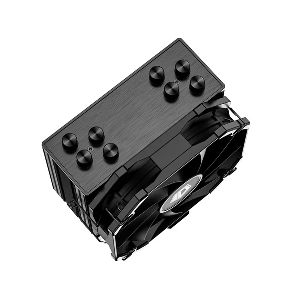 ID-Cooling CPU Cooler - SE-224-XTS MINI BLACK (31,5dB; max. 118,59 m3/h; 4pin csatlakozó, 4 db heatpipe, 12cm, PWM) – 3. kép