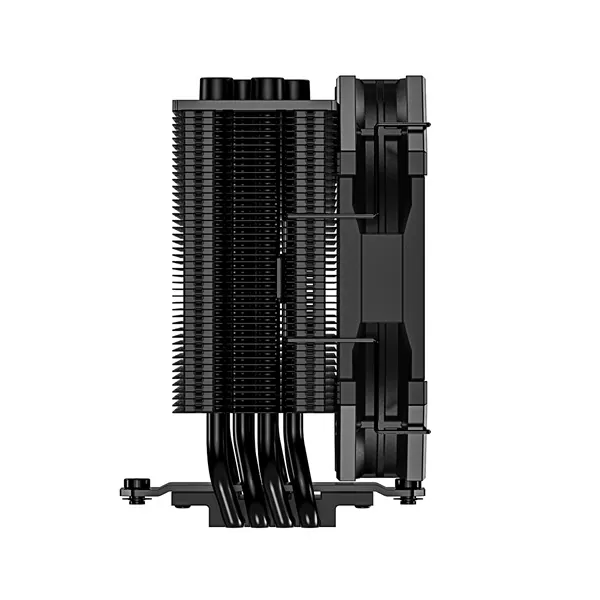 ID-Cooling CPU Cooler - SE-224-XTS MINI BLACK (31,5dB; max. 118,59 m3/h; 4pin csatlakozó, 4 db heatpipe, 12cm, PWM) – 4. kép