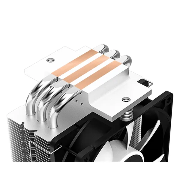 ID-Cooling CPU Cooler - SE-903-XT (25,8dB; max. 77,81 m3/h, 4pin csatlakozó, 3 db heatpipe, 9cm, PWM, LED) – 4. kép