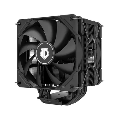 ID-Cooling CPU Cooler - SE-225-XT BLACK V2 (15.2-35.2 dB; max 129.39 m3/h; 4Pin csatlakozó, 5 db heatpipe, 2x12cm, PWM) – 2. kép