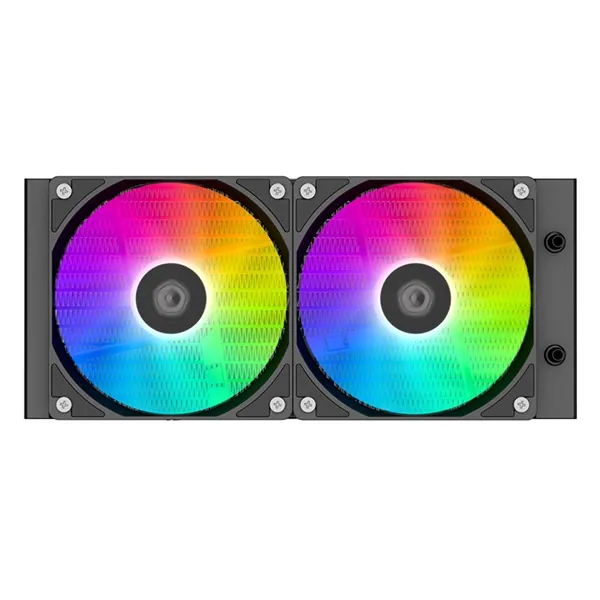 ID-Cooling CPU Water Cooler - Space SL240 XE (25dB; max. 129,39 m3/h; 2x12cm, A-RGB LED, fekete) – 3. kép