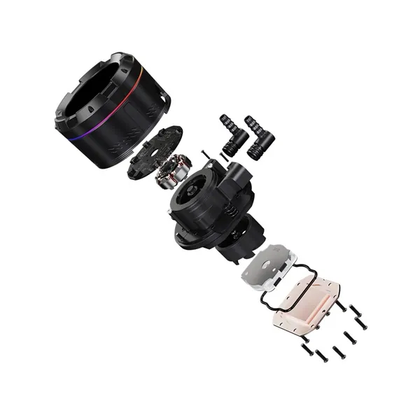 ID-Cooling CPU Water Cooler - Space SL240 XE (25dB; max. 129,39 m3/h; 2x12cm, A-RGB LED, fekete) – 5. kép