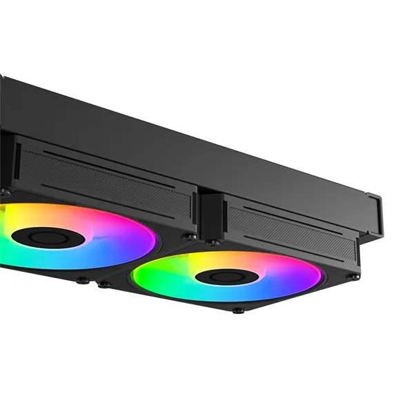 ID-Cooling CPU Water Cooler - Space SL240 V2 (25dB; max. 135,41 m3/h; 2x12cm, A-RGB LED, fekete) – 3. kép