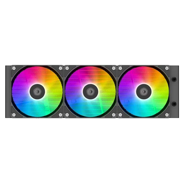 ID-Cooling CPU Water Cooler - Space SL360 XE (35,2dB; max. 129,39 m3/h; 3x12cm, A-RGB LED, fekete) – 3. kép