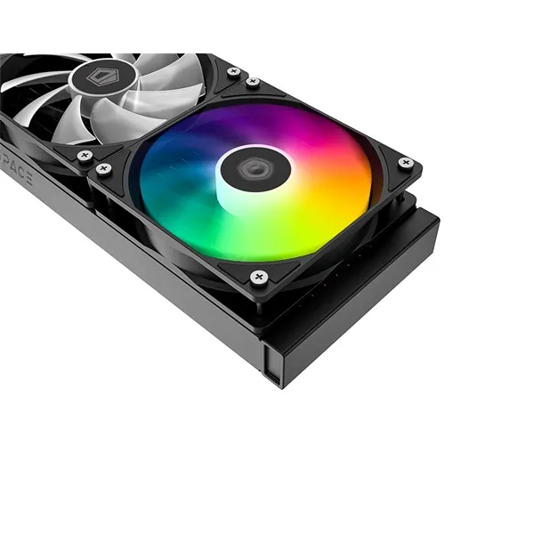 ID-Cooling CPU Water Cooler - Space SL360 XE (35,2dB; max. 129,39 m3/h; 3x12cm, A-RGB LED, fekete) – 4. kép