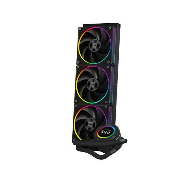 ID-Cooling CPU Water Cooler - Space SL360 (25dB; max. 132,52 m3/h; 3x12cm, A-RGB LED, fekete) – 3. kép