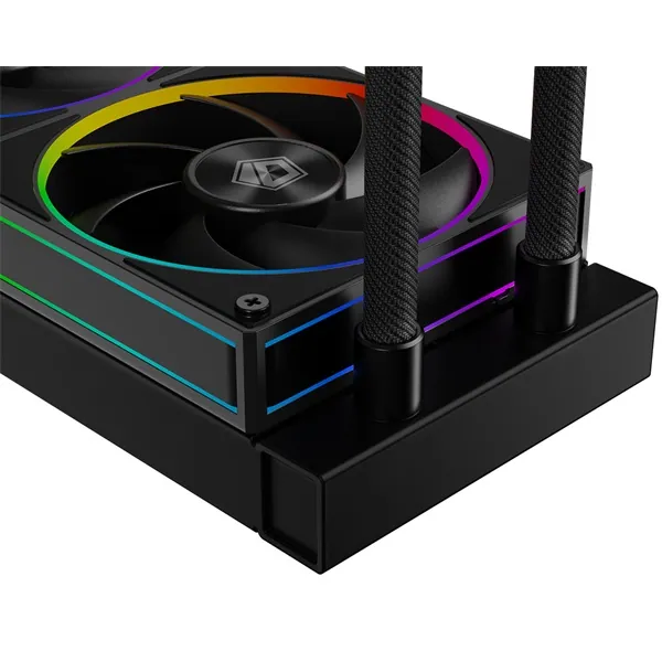 ID-Cooling CPU Water Cooler - Space SL360 (25dB; max. 132,52 m3/h; 3x12cm, A-RGB LED, fekete) – 5. kép