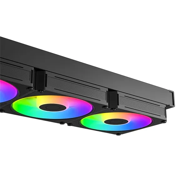 ID-Cooling CPU Water Cooler - Space SL360 V2 (25dB; max. 135,41 m3/h; 3x12cm, A-RGB LED, fekete) – 3. kép