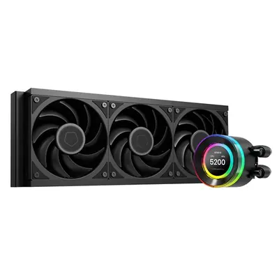 ID-Cooling CPU Water Cooler - Space SL360 V2 PLUS (25dB; max. 150,78 m3/h; 3x12cm, A-RGB LED, fekete)