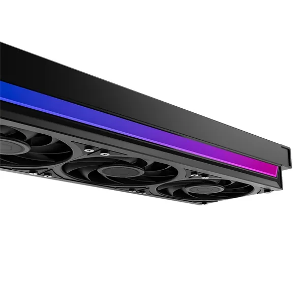 ID-Cooling CPU Water Cooler - Space SL360 V2 PLUS (25dB; max. 150,78 m3/h; 3x12cm, A-RGB LED, fekete) – 5. kép