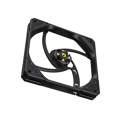 ID-Cooling Cooler 12cm - TF-12015-K (32.3dB, max. 15mm SLIM, 115,27 m3/h, 4pin, PWM, 12cm) – 2. kép