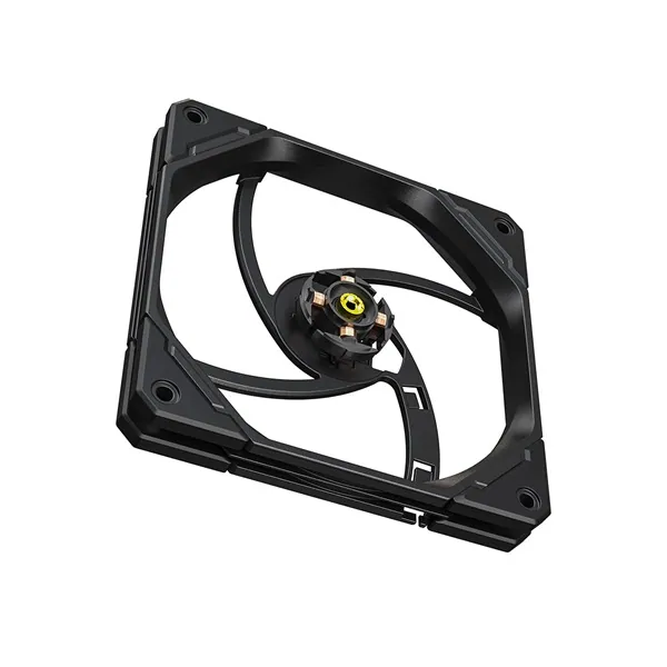 ID-Cooling Cooler 12cm - TF-12015-K (32.3dB, max. 15mm SLIM, 115,27 m3/h, 4pin, PWM, 12cm) – 2. kép