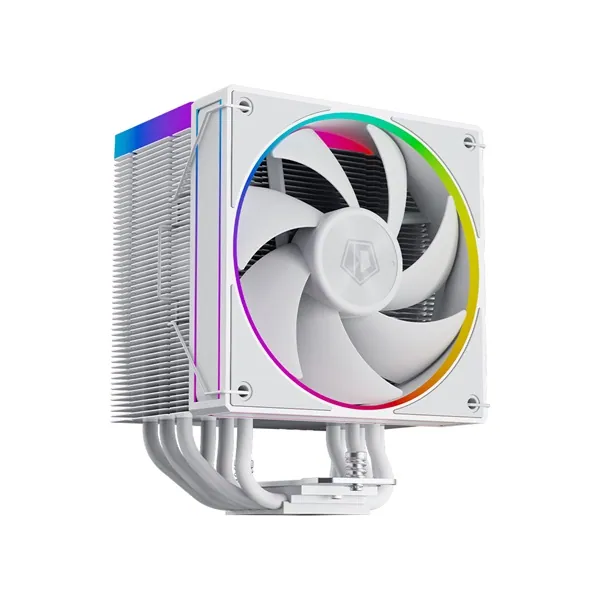 ID-Cooling CPU Cooler - FROZN A610 ARGB WHITE (29.9dB; max. 132,54 m3/h; 4pin, 4 db heatpipe, 12cm, A-RGB, PWM) – 3. kép