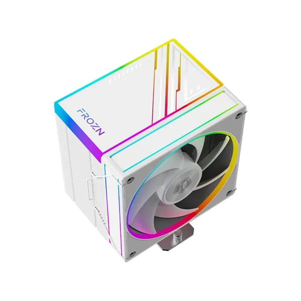 ID-Cooling CPU Cooler - FROZN A610 ARGB WHITE (29.9dB; max. 132,54 m3/h; 4pin, 4 db heatpipe, 12cm, A-RGB, PWM) – 4. kép