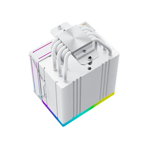ID-Cooling CPU Cooler - FROZN A610 ARGB WHITE (29.9dB; max. 132,54 m3/h; 4pin, 4 db heatpipe, 12cm, A-RGB, PWM) – 5. kép