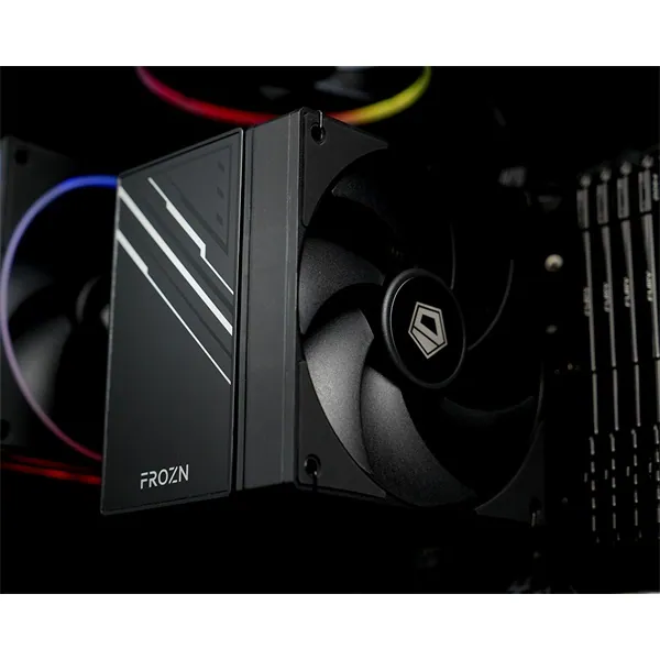 ID-Cooling CPU Cooler - FROZN A610 BLACK (29.85dB; max. 132,94 m3/h; 4pin, 4 db heatpipe, 12cm, PWM) – 5. kép