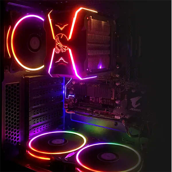 Spirit of Gamer CPU Cooler - CPU AIRCOOLER PRO ARGB (27dB; 1600 RPM; 1x12cm; aluminium/réz) – 2. kép