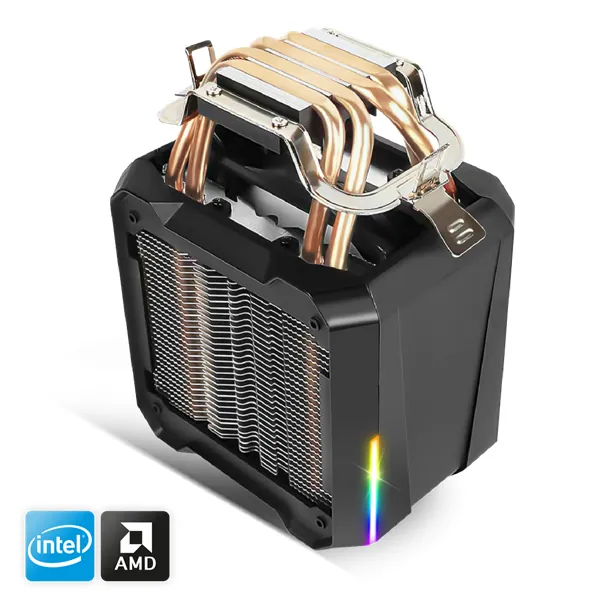 Spirit of Gamer CPU Cooler - CPU AIRCOOLER PRO ARGB (27dB; 1600 RPM; 1x12cm; aluminium/réz) – 4. kép