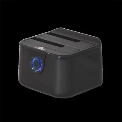 Advance HDD/SSD Dokkoló - DUALDOCK CLONE 2.5" / 3.5" (USB-A3.0 to 2xSATA, fekete) – 2. kép