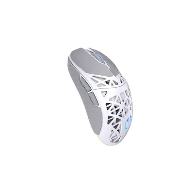 Endorfy Wireless Egér - LIV Plus Onyx White (Honeycomb, 26 000 DPI, ARGB, PixArt PAW3395, optikai, fehér) + dokkoló – 2. kép