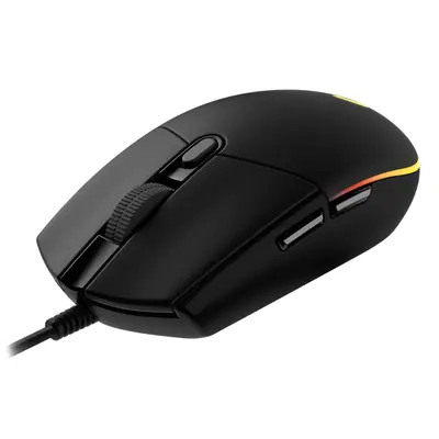 Logitech Egér - G102 Lightsync (Vezetékes, Gaming, Optikai, USB, 8000 DPI, fekete) – 2. kép