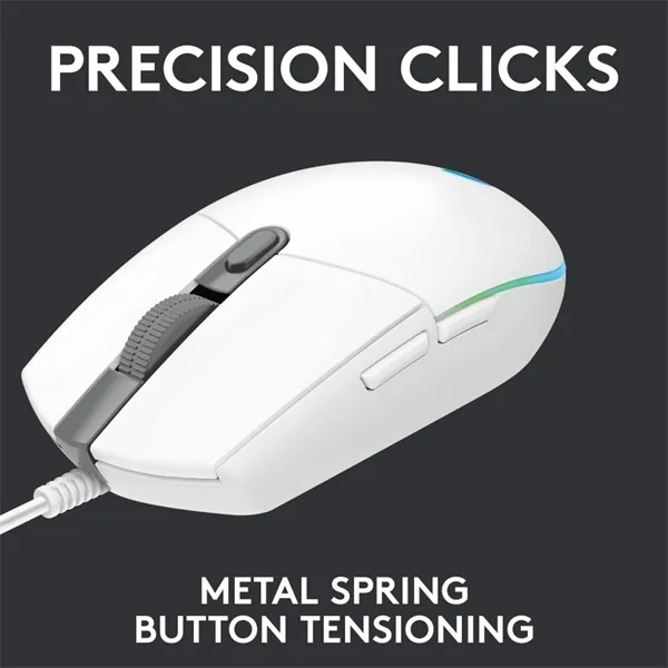 Logitech G203 LightSync Gaming mouse White – 5. kép