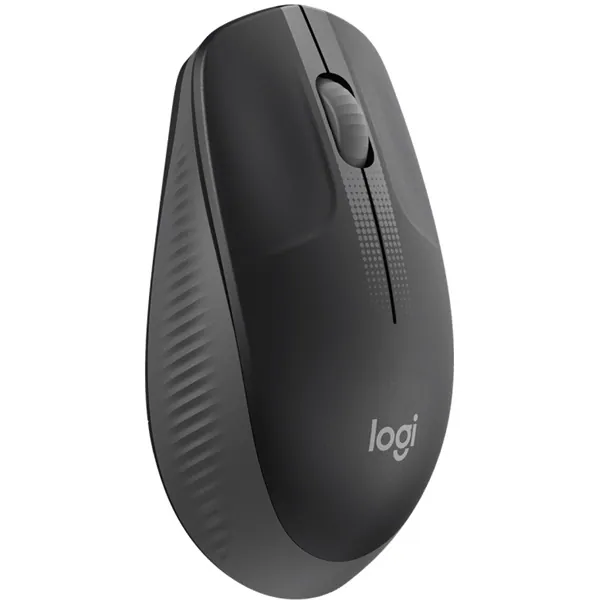 Logitech Egér - M190 (Vezeték nélküli, teljes méretű, Optikai, USB, fekete) – 2. kép