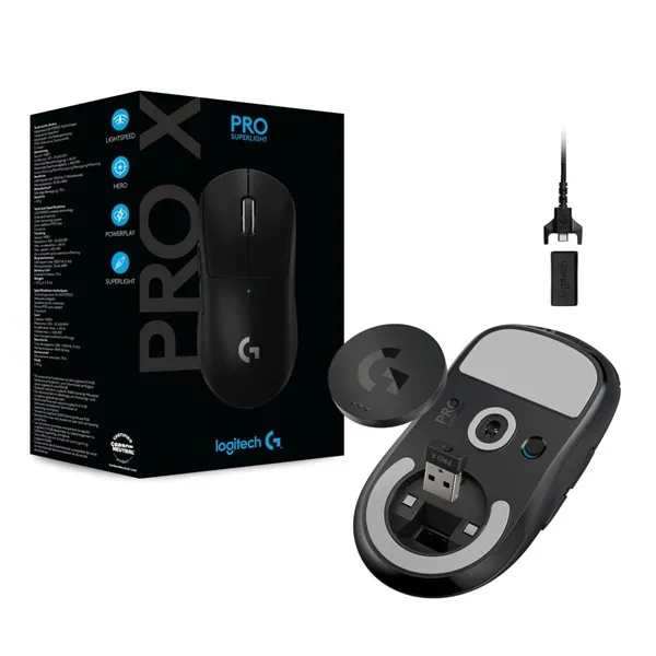 Logitech G Pro X Superlight Wireless Gaming Mouse Black – 8. kép
