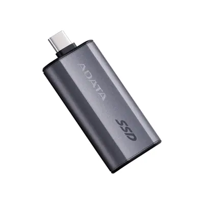 ADATA Külső SSD 500GB - SC750 (USB 3.2 Gen.2, R/W: 1050/1000 MB/s, USB Stick, ezüst)