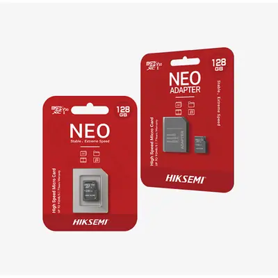 Hikvision HIKSEMI MicroSD kártya - NEO 128GB microSDXC, Class 10 and UHS-I, 3D NAND (adapter nélkül)