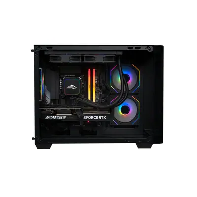 SHARK GAMING PC - RGBeast Mini R500 (Wave mini, R5-7600X, RX9060XT 16G , 1TB NVMe , 16GB , watercooler, Windows 11 h) – 2. kép