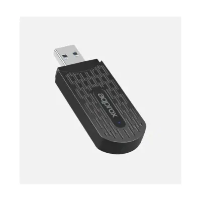 APPROX Hálózati Adapter - USB, nano, 1800 Mbps, Wi-Fi6, Wireless 802.11 b/g/n/ac/ax