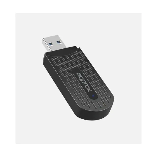 APPROX Hálózati Adapter - USB, nano, 1800 Mbps, Wi-Fi6, Wireless 802.11 b/g/n/ac/ax