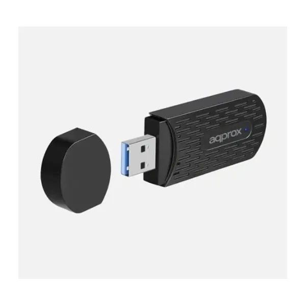 APPROX Hálózati Adapter - USB, nano, 1800 Mbps, Wi-Fi6, Wireless 802.11 b/g/n/ac/ax – 3. kép