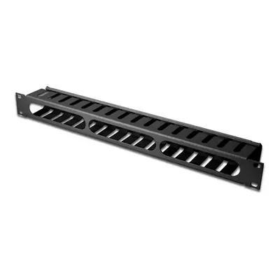 Equip Rackszekrény kiegészítő - 327313 (Kábel rendező panel, fekete) – 2. kép