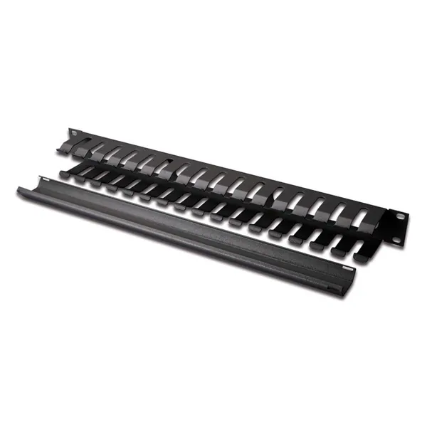 Equip Rackszekrény kiegészítő - 327313 (Kábel rendező panel, fekete) – 3. kép
