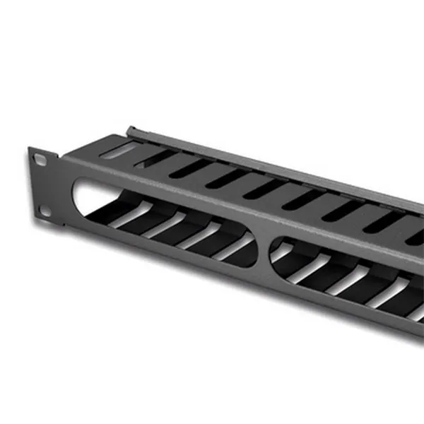 Equip Rackszekrény kiegészítő - 327313 (Kábel rendező panel, fekete) – 5. kép